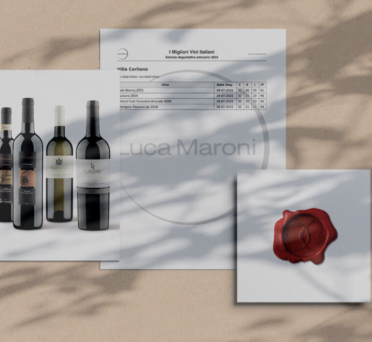 Luca Maroni premia i vini di Villa Corliano